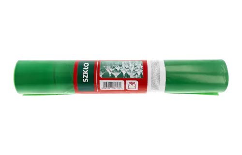 Vrecia na triedenie odpadu s páskou - zelené, rolka 10ks/120L